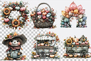 Watercolor Autumn Clipart Bundle., an Illustration by SVGArt (Thumbnail 9 of 9)