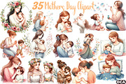 Mothers Day Clipart, Mom Clipart, an Illustration by DreamCafeArt (Thumbnail 1 of 6)
