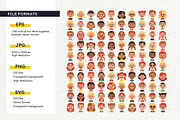 Children Avatar Set, an Emoji Icon by insemar (Thumbnail 3 of 4)