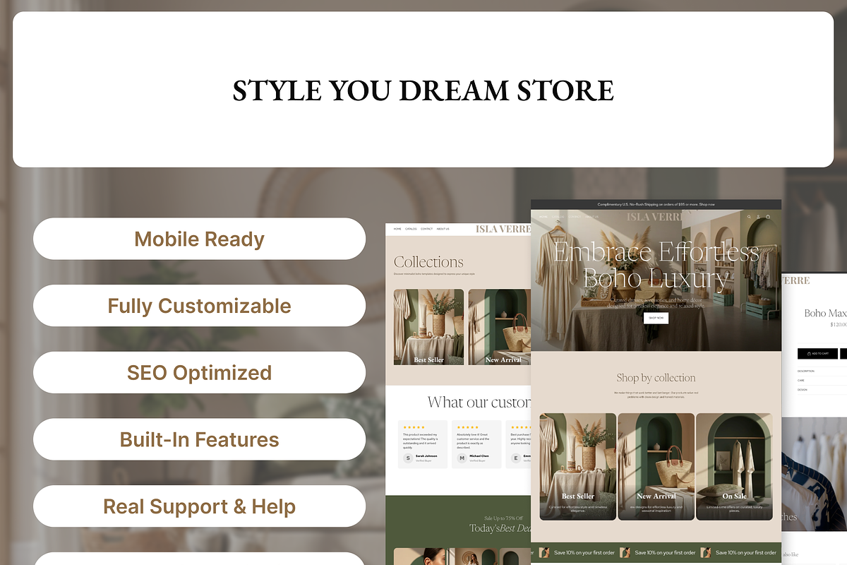 Islaverrre Boho Luxury Fashion Temp preview 8
