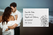 Mrs.Butler //  Quirky Wedding Font, a Handwritten Font by PeachCreme (Thumbnail 4 of 11)