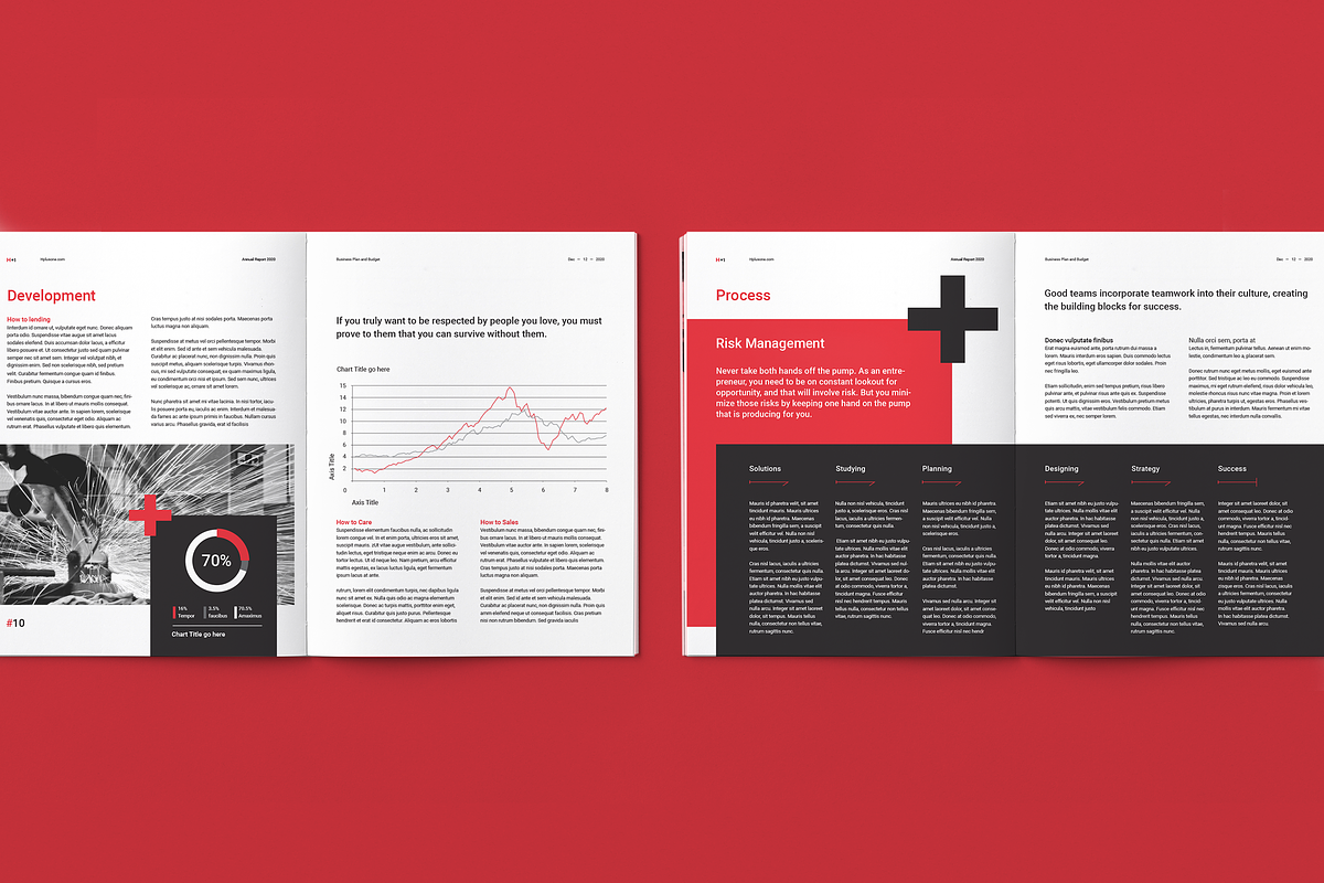 Annual Reports, a Brochure Template by BOXKAYU (Photo 8 of 17)