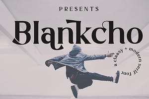 Blankcho |Bold Serif