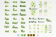 Microgreens Logo Vector Set, an Object Illustration by ElenaKovalyova (Thumbnail 2 of 16)