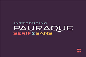 Pauraque Wide Serif & Sans