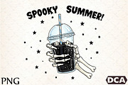 Spooky Summer PNG, an Illustration by DreamCafeArt (Thumbnail 1 of 5)