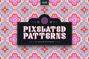 Pixel Mosaic Patterns | Vol. 06, a Pattern Graphic by dvtchk (Thumbnail 1 of 10)