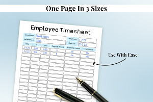 Employee Timesheet Printable