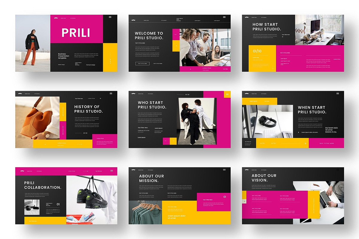 Prili – Business Keynote Template, a Presentation Template by Dens Creative Studio (Photo 2 of 6)