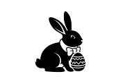 Cute Easter Bunny Silhouette bundle, an Illustration by Artivon (Thumbnail 8 of 51)