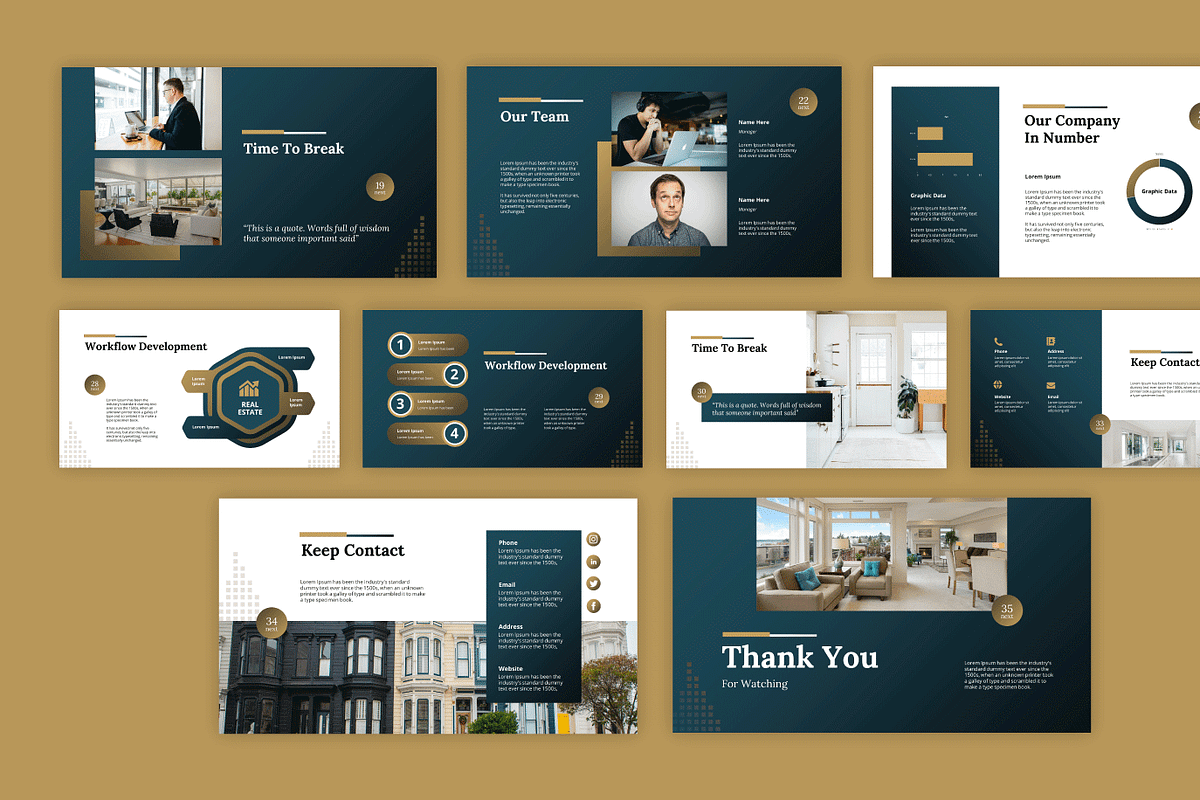 Real Estate Powerpoint Template preview 4