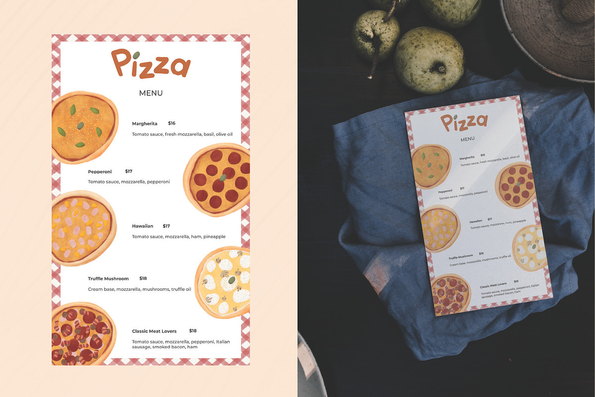 Pizza Builder Kit – Illustrated, a Food Illustration by Jelena Sardi (Photo 7 of 9)