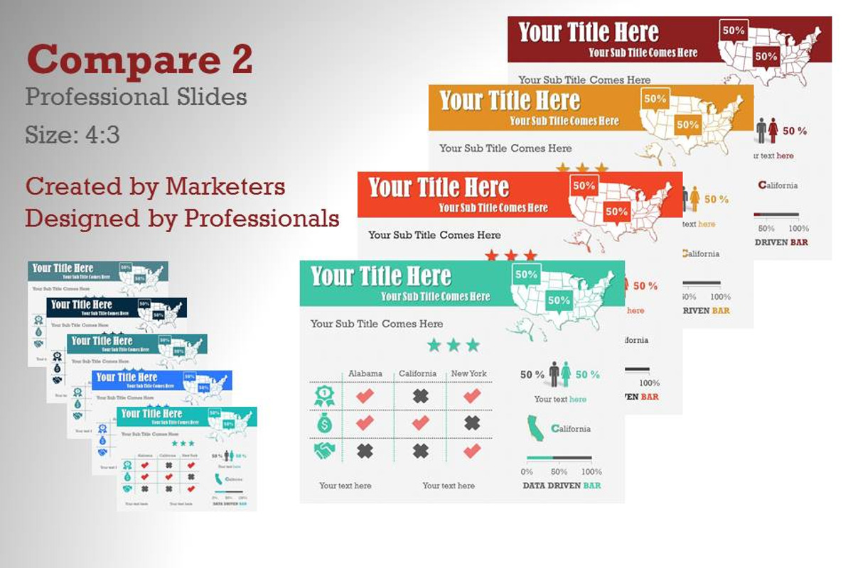 Circle Chart 1 PowerPoint Template, a Presentation Template by Yes Presentations (Photo 2 of 18)