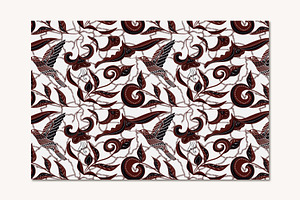 Traditional Batik Pattern Design