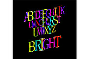 Childish capital letters., a Graphic by Aromeo (Thumbnail 2 of 2)