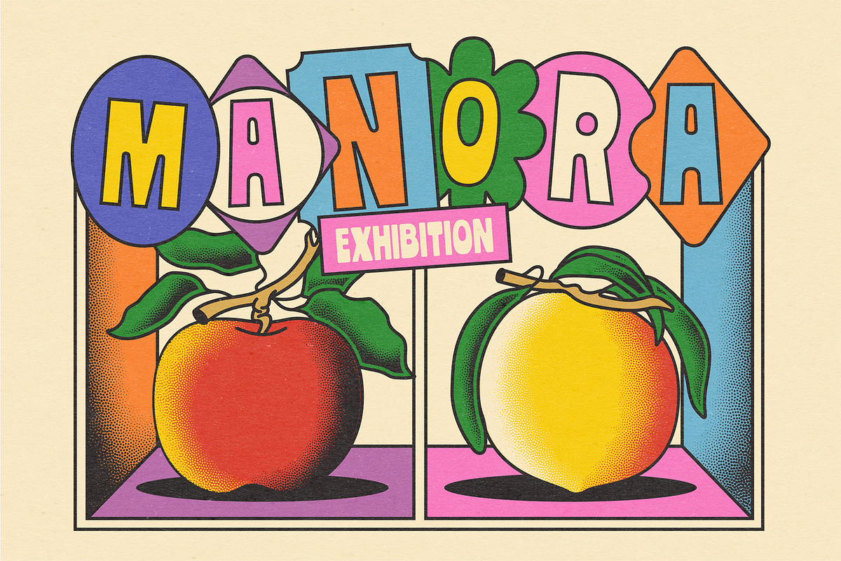 Magic Munchs - Psychedelic Font, a Sans Serif Font by The Native Saint Club (Photo 4 of 12)