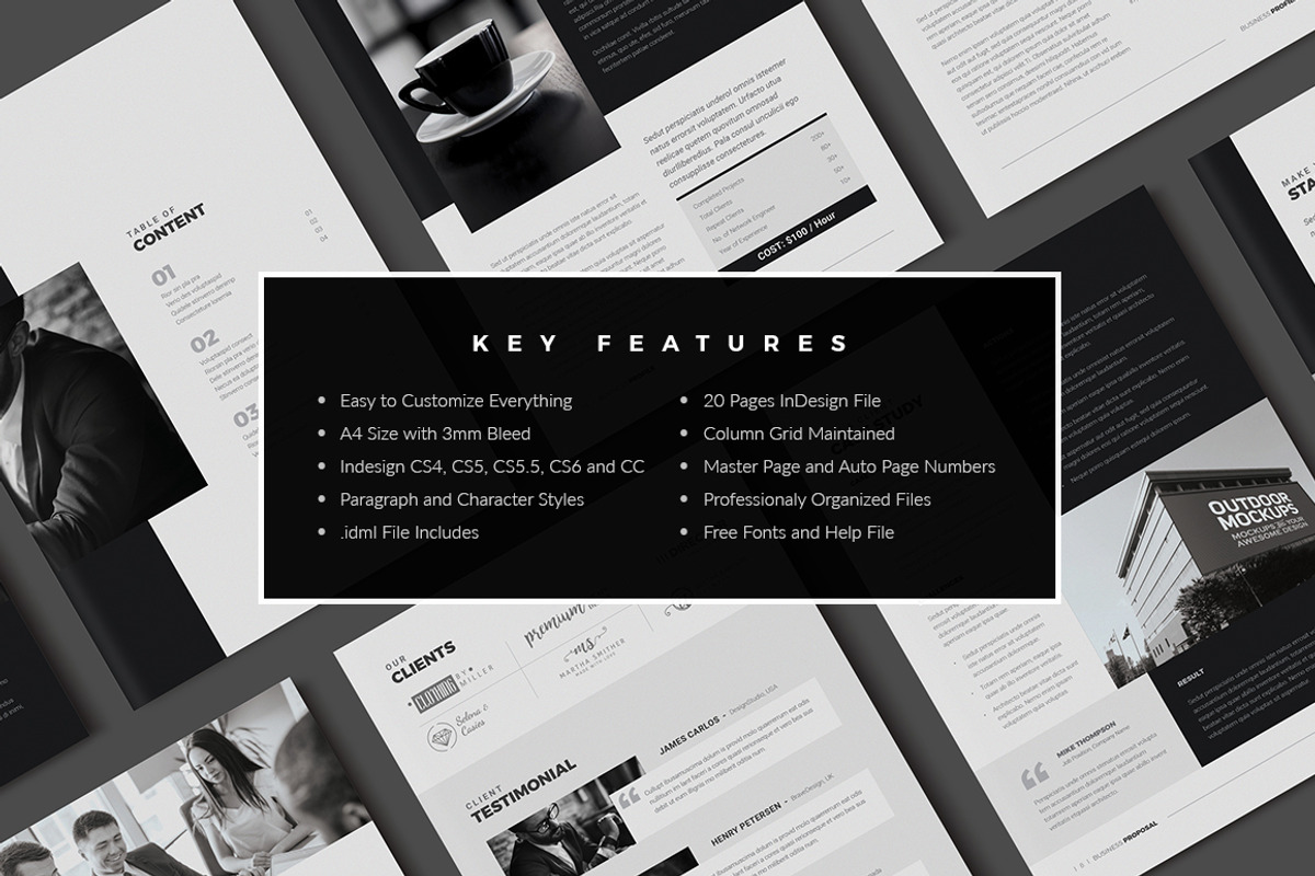 Company Profile Brochure, a Brochure Template by DesignJanala (Photo 2 of 10)