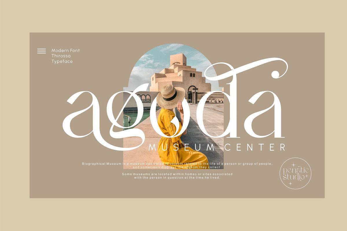 Thirossa _ beauty typeface, a Serif Font by Penatic Studio (Photo 2 of 10)