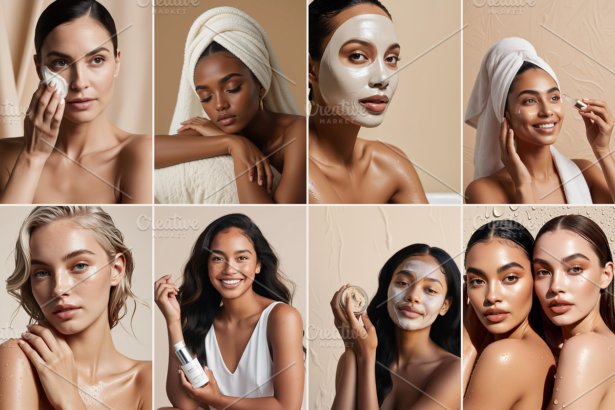 250 Beauty & Skincare Stock Photos, a Beauty & Fashion Photo by My Template Studio (Photo 2 of 10)
