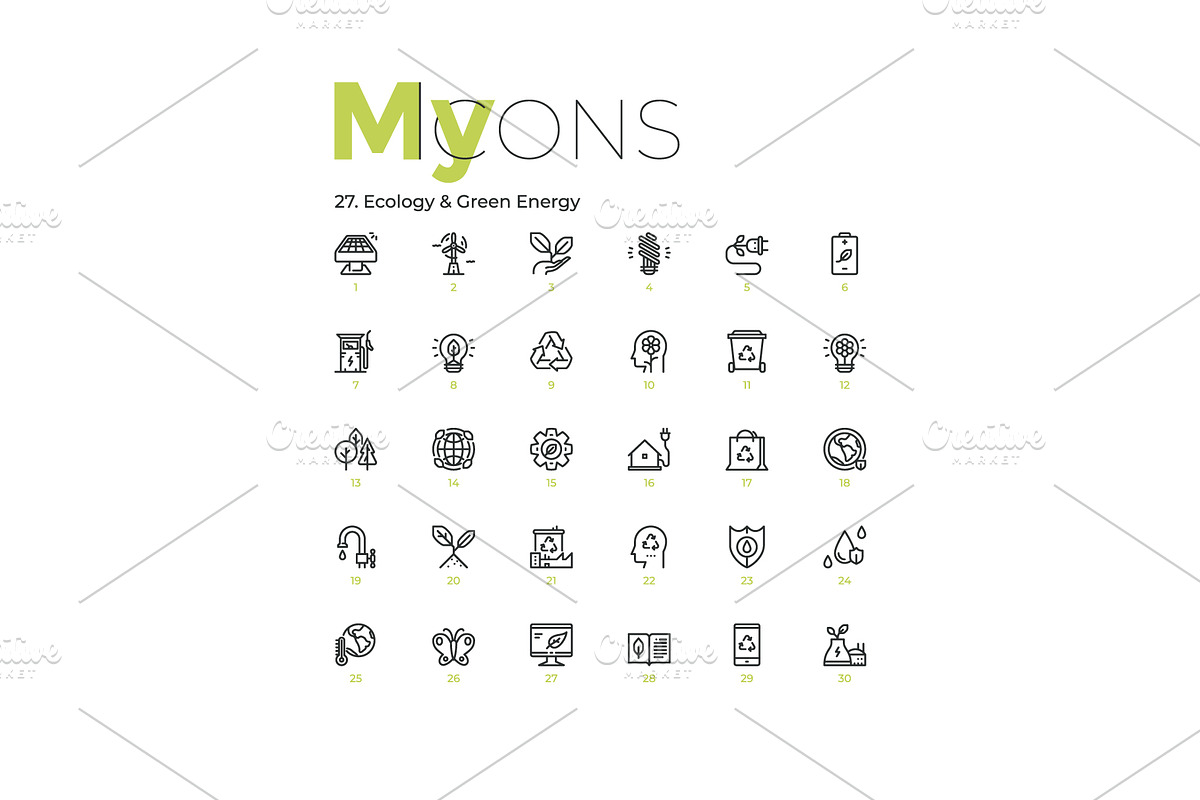 My Icons, an Outline Icon by Andrew Kras Design (Photo 34 of 38)