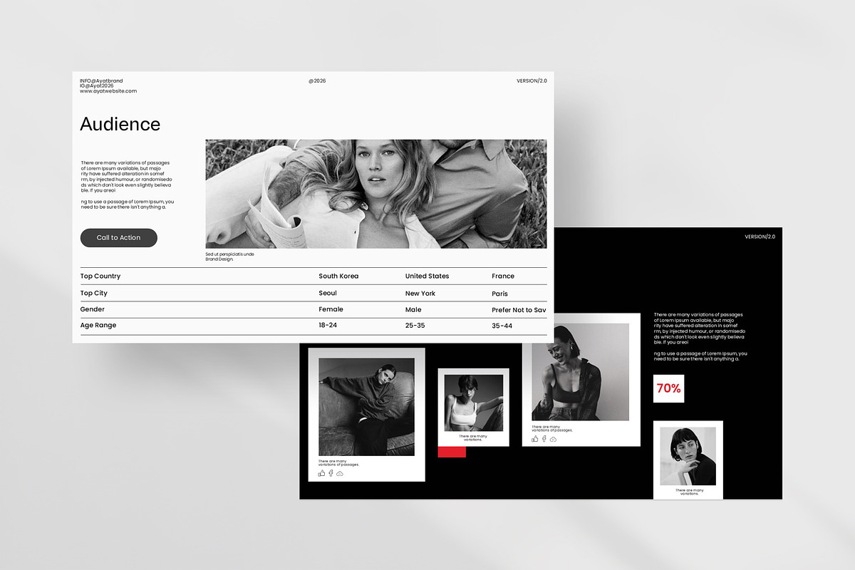 AYAT - Social Media Kit Presentation, a Presentation Template by CreativexGenius (Photo 7 of 12)