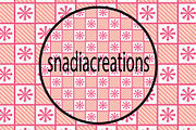 Pink Retro Floral Tile, a Pattern Graphic by snadiacreations (Thumbnail 1 of 3)