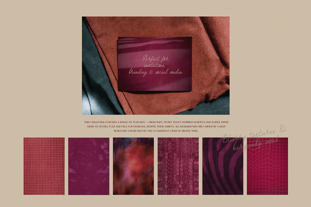 Blurry Burgundy Backgrounds, a Background Graphic by DigARTbyHavroshka (Photo 3 of 8)