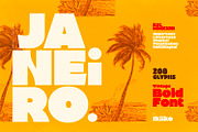 Janeiro - Vintage Bold Font, a Sans Serif Font by ikiiko (Thumbnail 1 of 7)