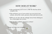 Floral Themed Canva Website Template, a Marketing Template by SociallyyCreative (Thumbnail 10 of 10)