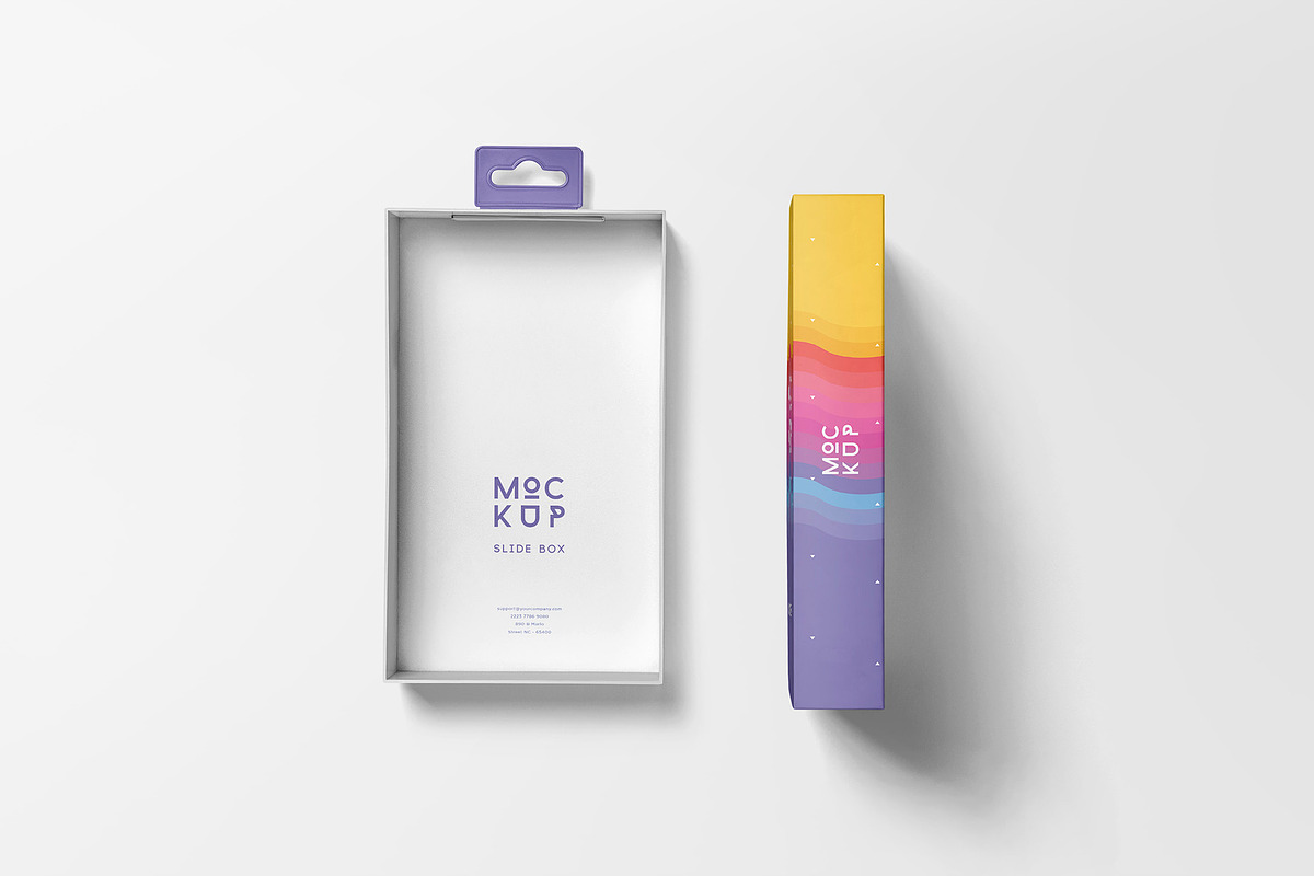 Slide Box Mockup, a Product Mockup by PixelVoyager (Photo 6 of 7)