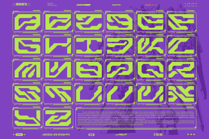 Geon Futuristic Mecha Font Vol. 4