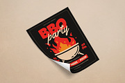 Barbeque Party Flyer, a Flyer Template by Alegaciez (Thumbnail 2 of 3)