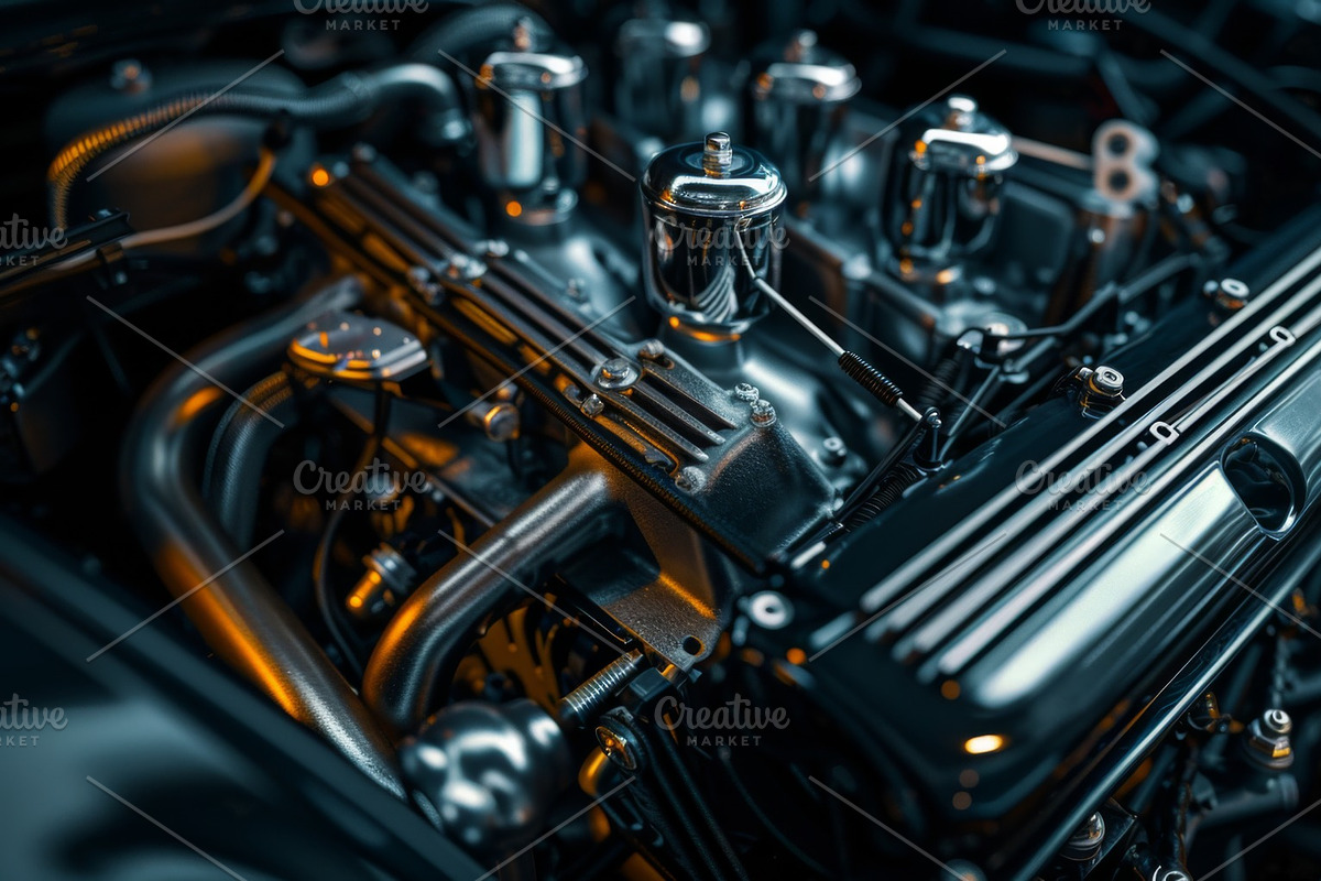 55 Car engines, a Transportation Illustration by Handmadefont (Photo 15 of 56)