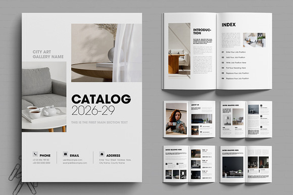 Interior Product Catalog Template preview 7