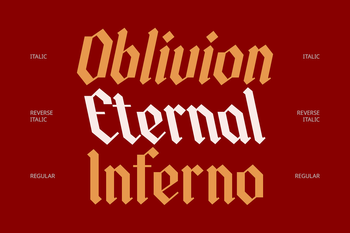 CS Salient – Blackletter Font, a Blackletter Font by Craft Supply Co. (Photo 3 of 8)