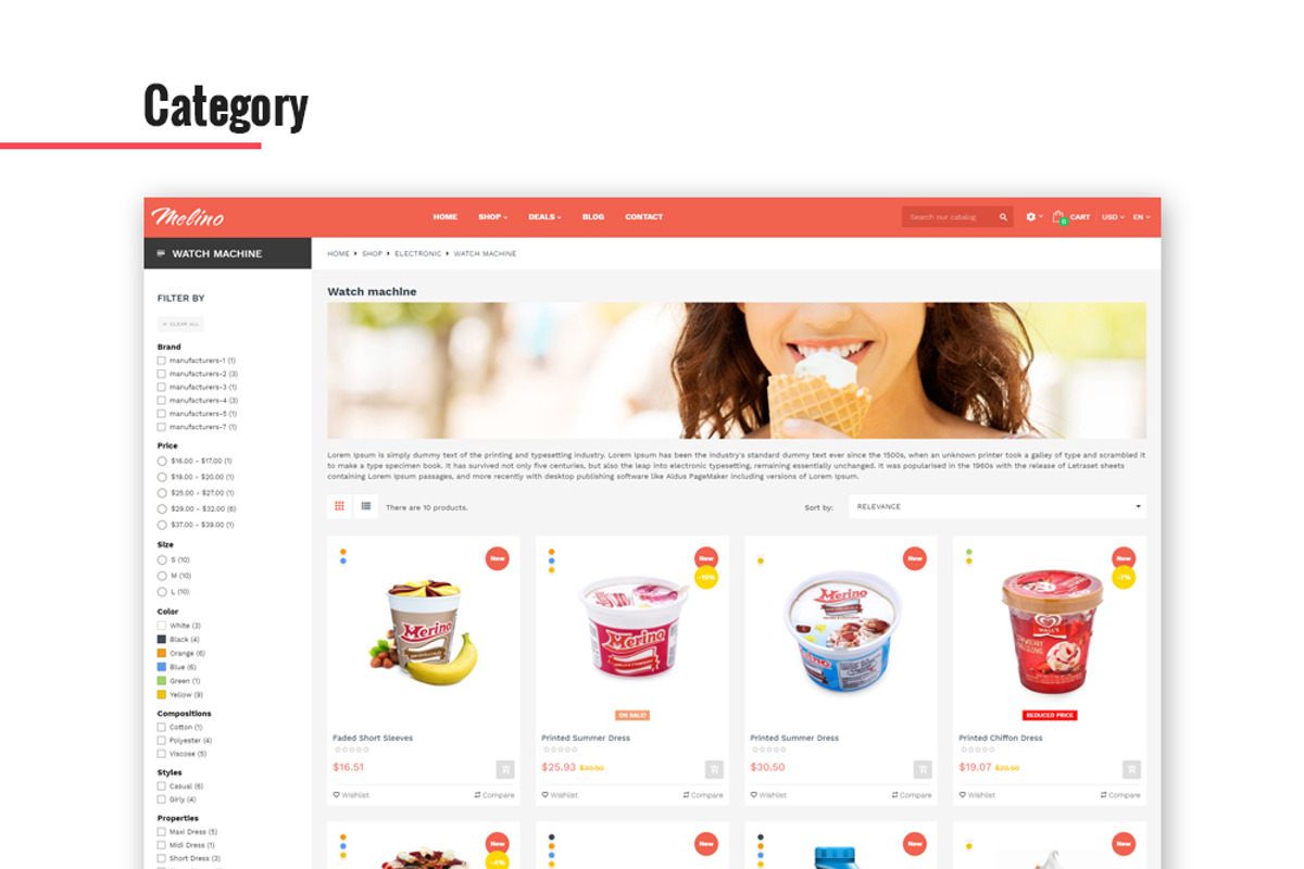 Leo Melino Responsive Prestashop, a Bootstrap Template by LeoTheme (Photo 1 of 7)