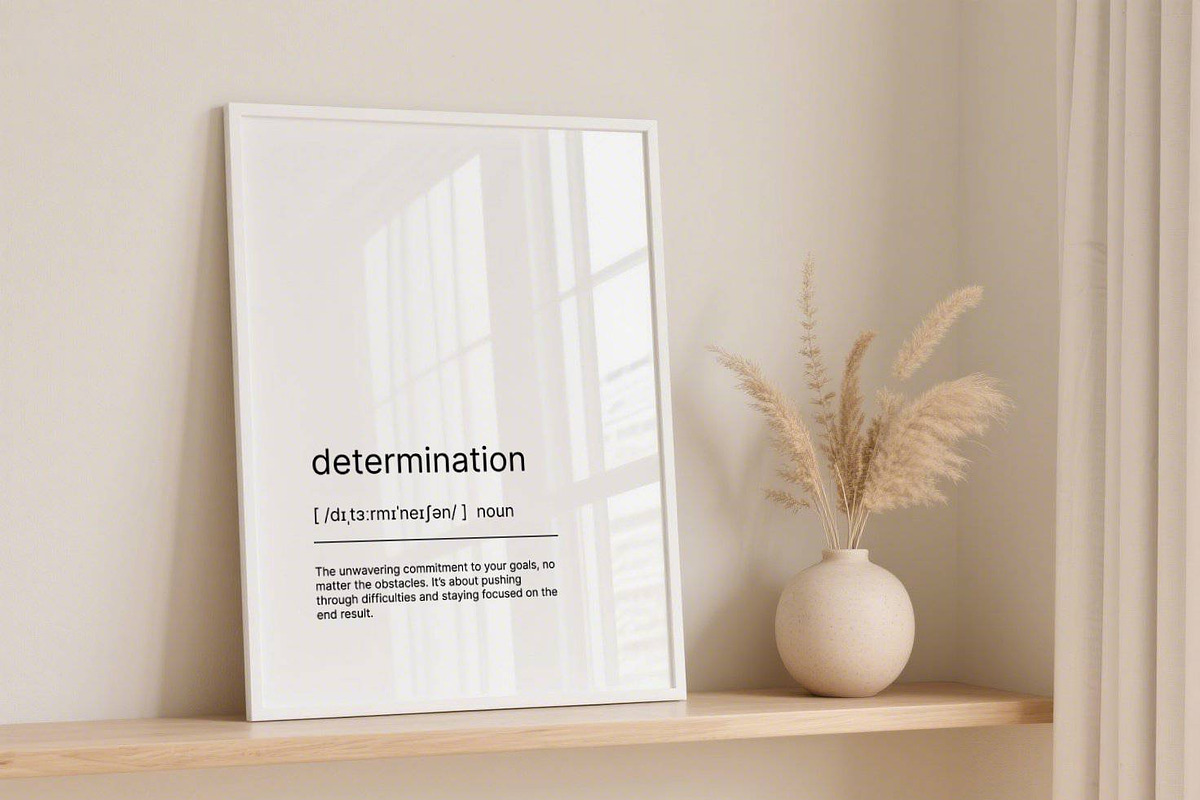 Motivational Definition Poster, a Decorative Illustration by YG STUDIO (Photo 6 of 9)