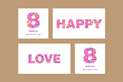 Greeting cards & pattern, a Card Template by Tkoko vectors & patterns (Thumbnail 4 of 7)