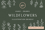 Wildflowers - Handdrawn Illustration, an Illustration by Minna May Design (Thumbnail 1 of 6)