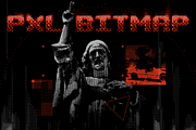 Pxl Bitmap - Photoshop Effect, a Layer Style Add-On by bangingjoints (Thumbnail 1 of 7)