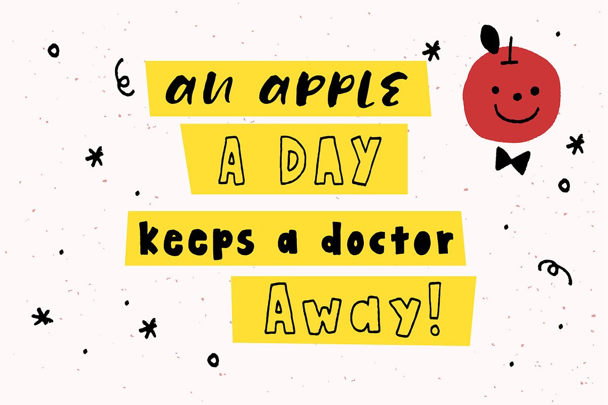 Honey Apple - Juicy Typeface preview 6