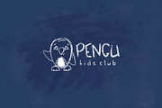 White Chalk Kid Scribbled Font, a Blackletter Font by RabbitAndPencil (Thumbnail 9 of 10)