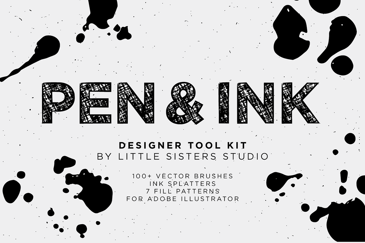 Pen & Ink - Vector Brush Tool Kit