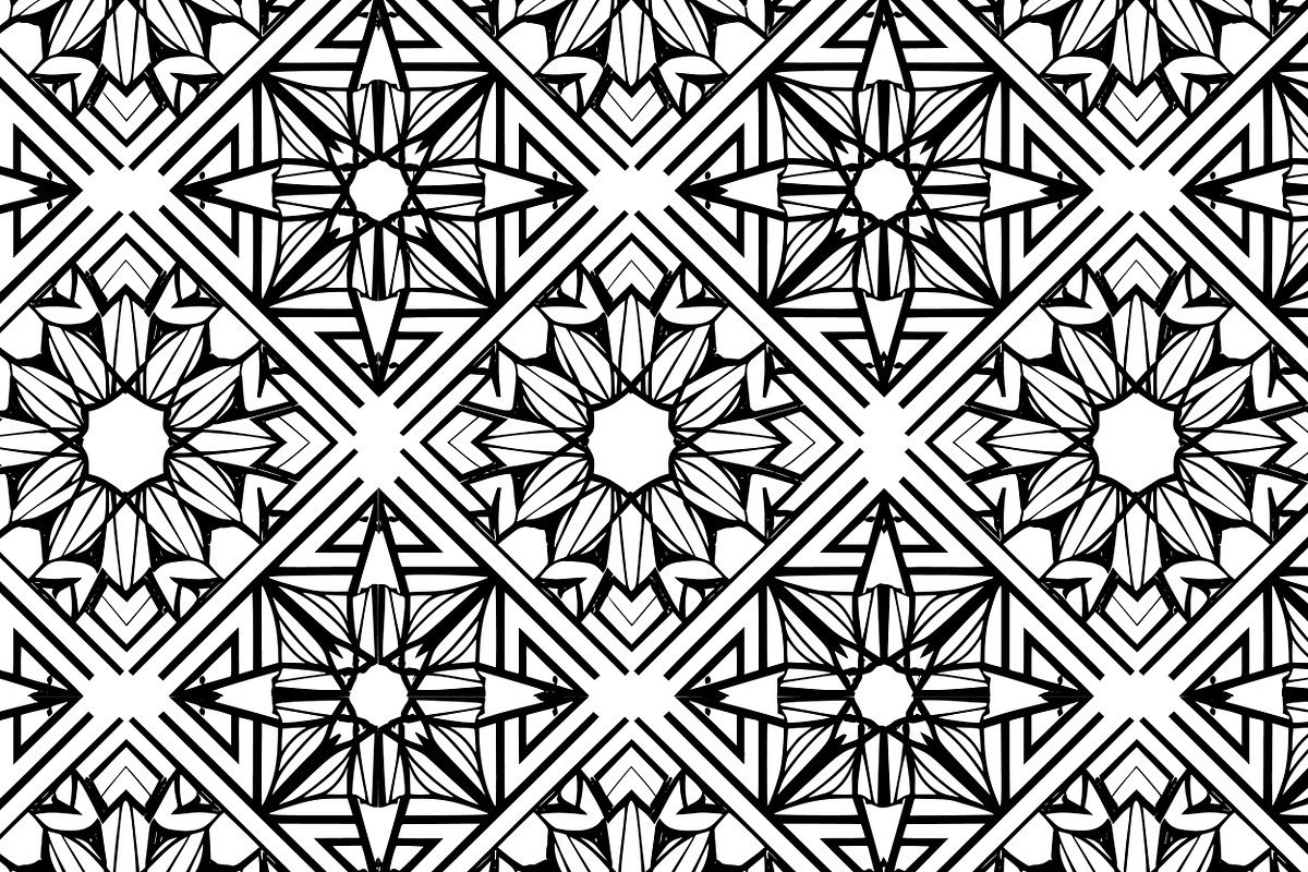 Geometrical seamless pattern, a Texture Illustration by SketchArtStudio (Photo 2 of 7)