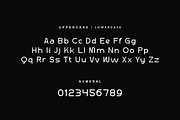 Gumoye Modern Experimental Bold Font, a Sans Serif Font by QR Design Studio (Thumbnail 5 of 11)