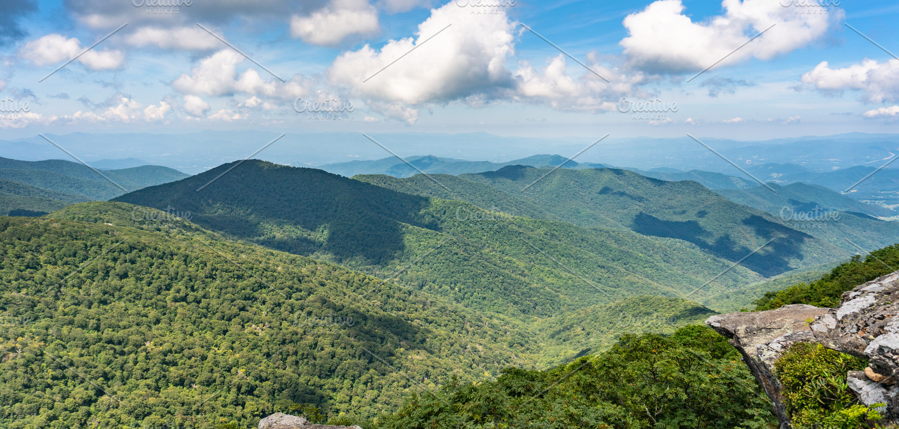 Blue Ridge Mountain Landscape, a Nature Photo by Crux Creative