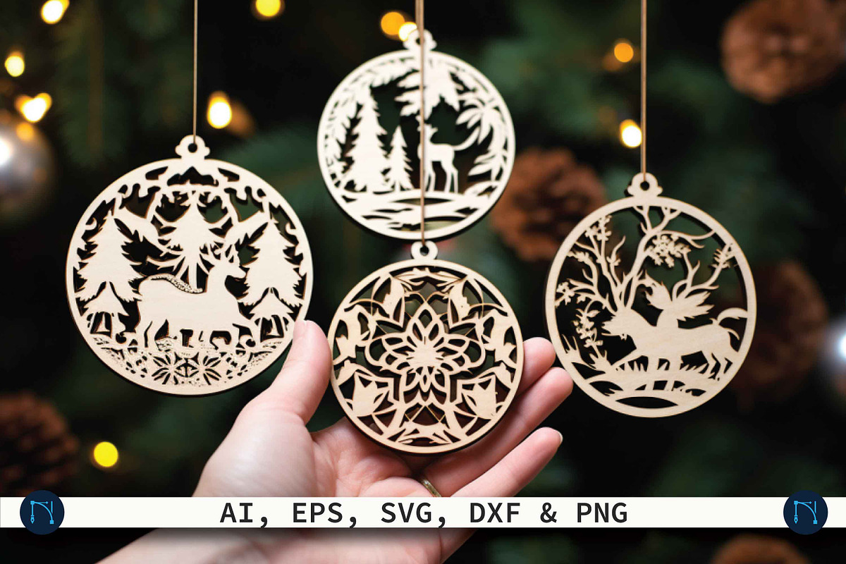 Christmas Ornament Mega Bundle SVG, a Graphic by NGISED (Photo 8 of 9)