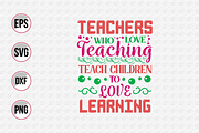 Teacher typographic quotes design., a Graphic by Uniquesvg99 (Thumbnail 10 of 21)