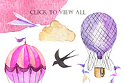 Pastel balloon set, an Illustration by Watercolor & sketches (Thumbnail 4 of 7)