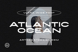 Atlantic Ocean Ultra Wide Font